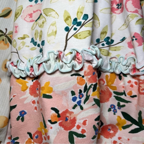 Sweet Honey Sleeveless Floral Fit & Flare Sun Dress Floral and Oranges Print - Picture 6 of 8